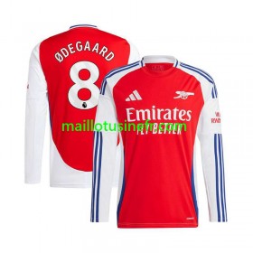 Maillot de Foot Arsenal Martin Odegaard 8 Domicile 2024-25 Manches Longues